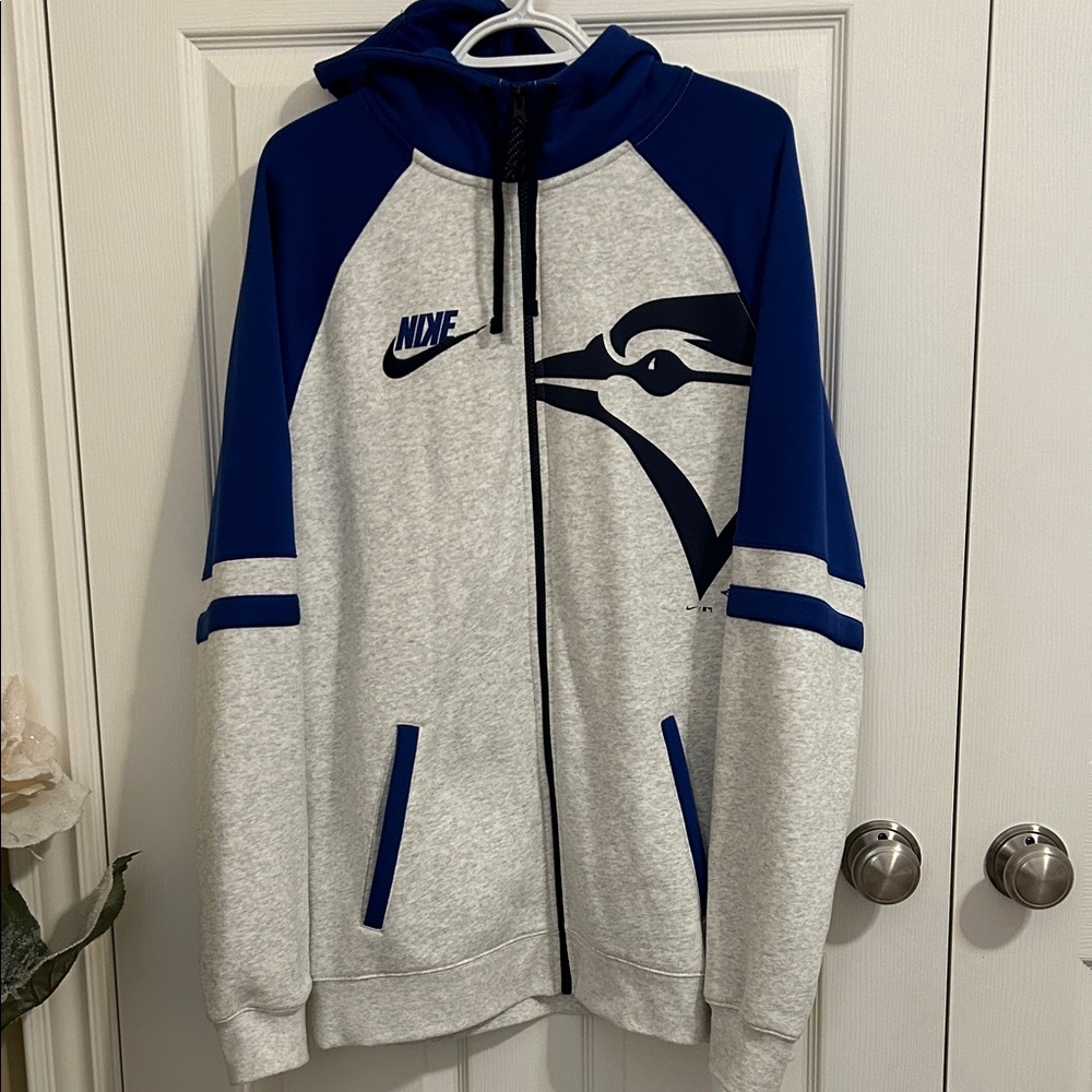 NIKE Toronto blue jays zip up hoodie